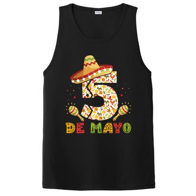 Cinco De Mayo Celebration Graphic PosiCharge Competitor Tank