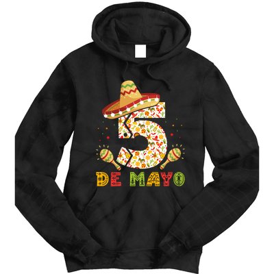 Cinco De Mayo Celebration Graphic Tie Dye Hoodie