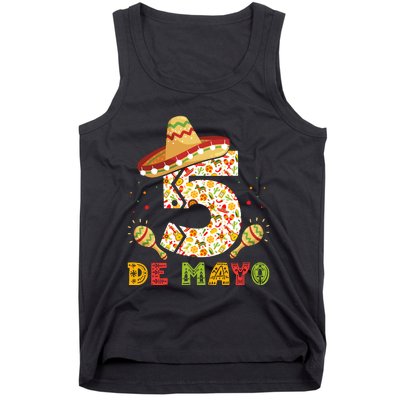 Cinco De Mayo Celebration Graphic Tank Top