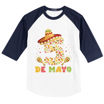 Cinco De Mayo Celebration Graphic Baseball Sleeve Shirt