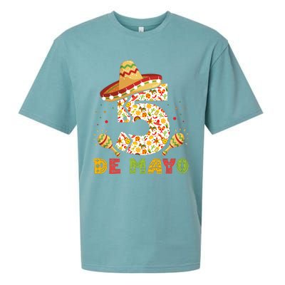 Cinco De Mayo Celebration Graphic Sueded Cloud Jersey T-Shirt