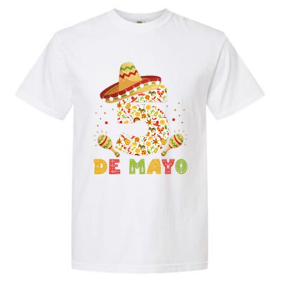 Cinco De Mayo Celebration Graphic Garment-Dyed Heavyweight T-Shirt