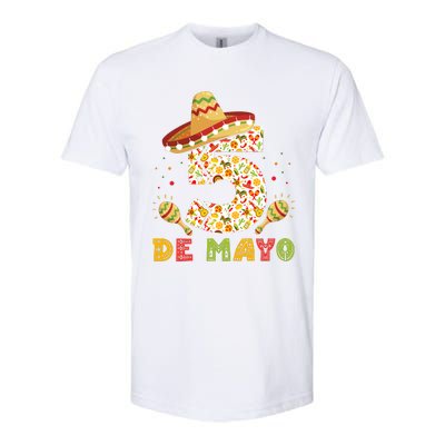 Cinco De Mayo Celebration Graphic Softstyle® CVC T-Shirt