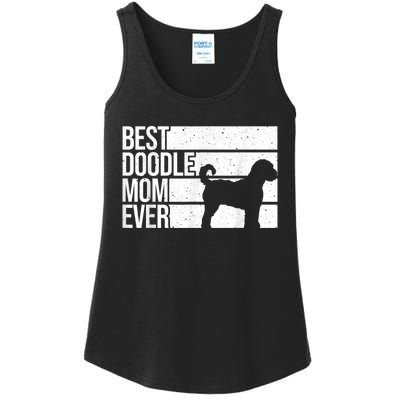 Cool Doodle Mom Art Women Aussiedoodle Goldendoodle Dog Ladies Essential Tank