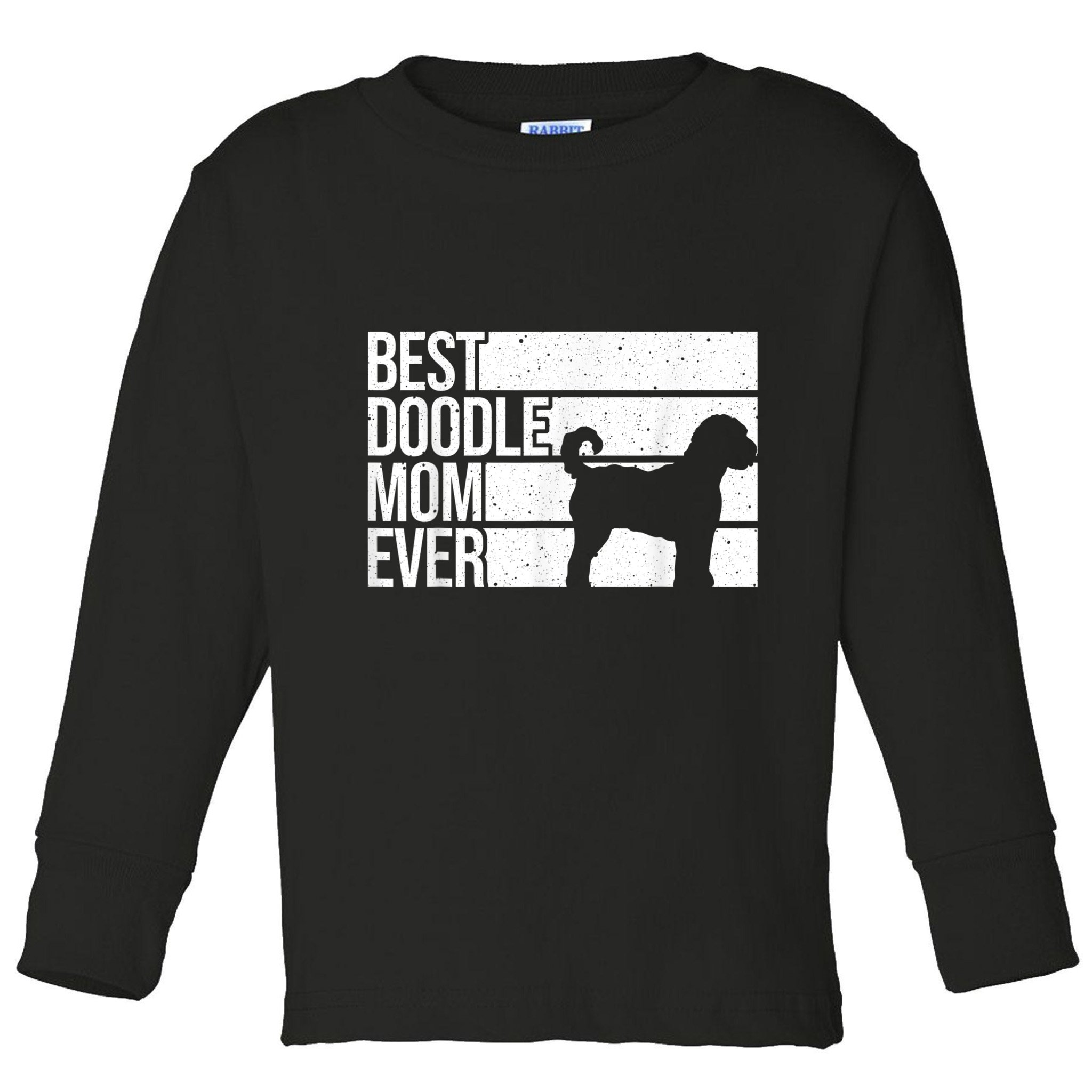 Cool Doodle Mom Art Women Aussiedoodle Goldendoodle Dog Toddler Long Sleeve Shirt