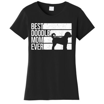 Cool Doodle Mom Art Women Aussiedoodle Goldendoodle Dog Women's T-Shirt