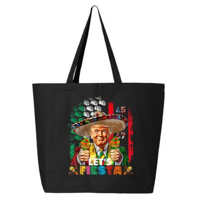 Cinco De Mayo Trump Taco Funny Mexican Trump Let's Fiesta 25L Jumbo Tote