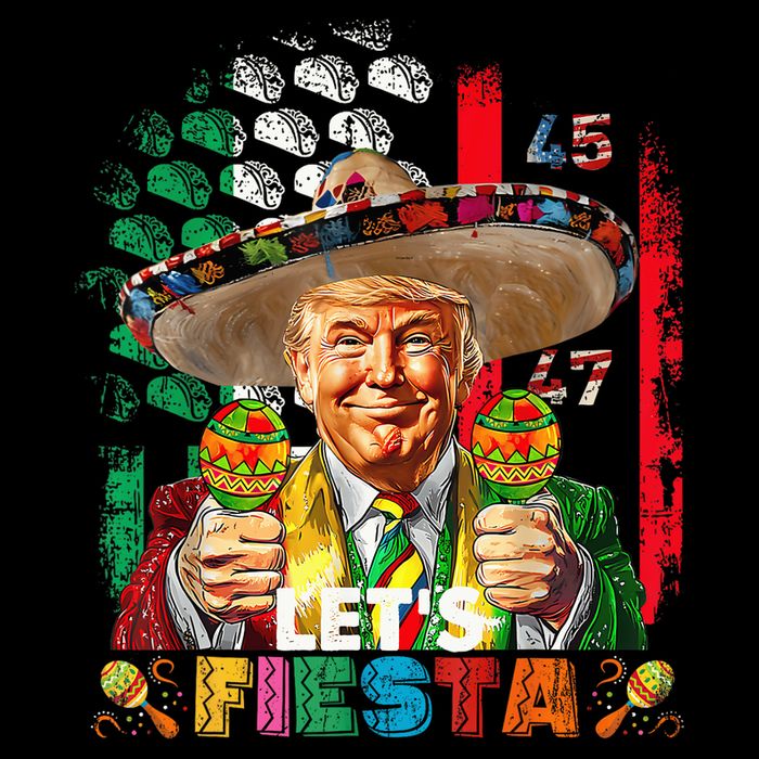 Cinco De Mayo Trump Taco Funny Mexican Trump Let's Fiesta Toddler T-Shirt