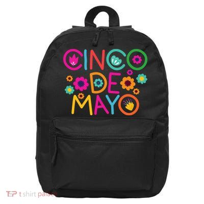 Cinco De Mayo Colorful Celebration 16 in Basic Backpack