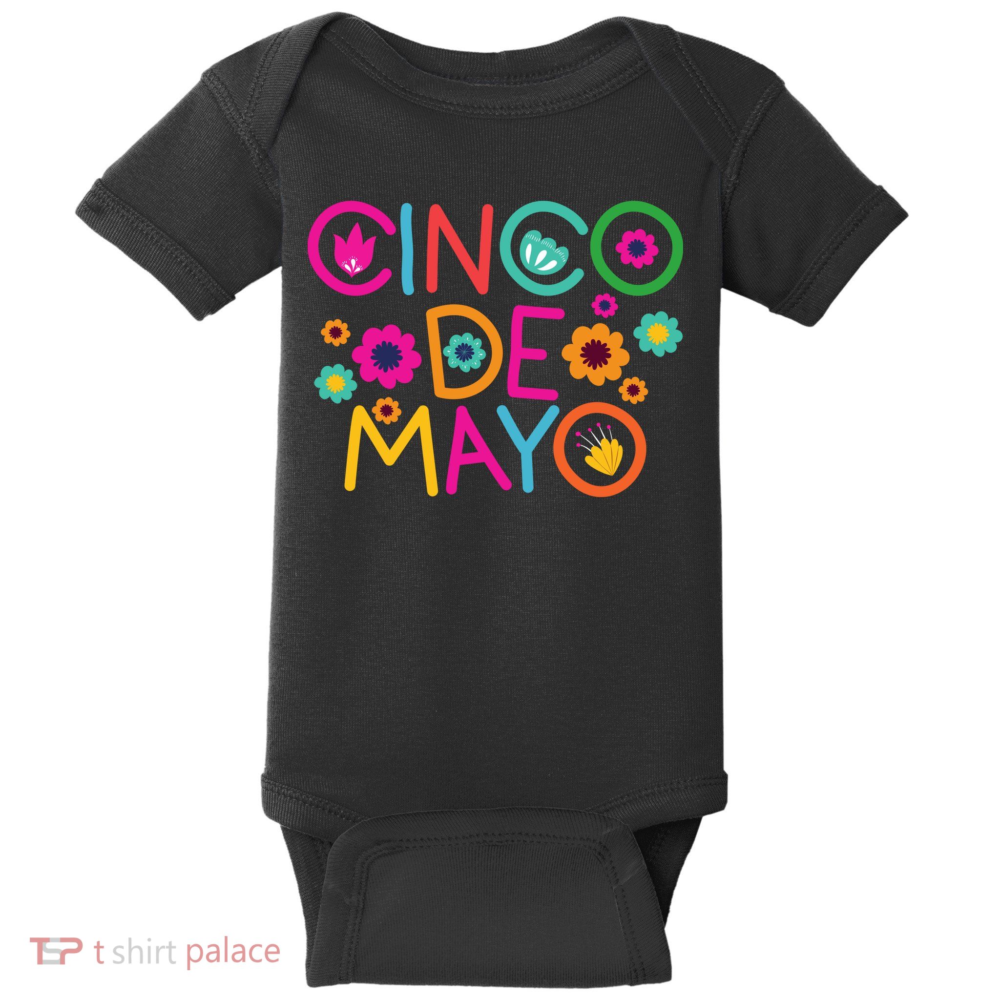 Cinco De Mayo Colorful Celebration Baby Bodysuit