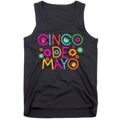 Cinco De Mayo Colorful Celebration Tank Top