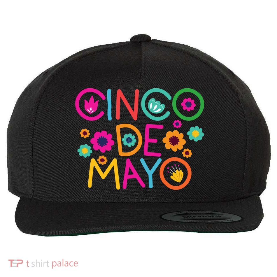 Cinco De Mayo Colorful Celebration Wool Snapback Cap