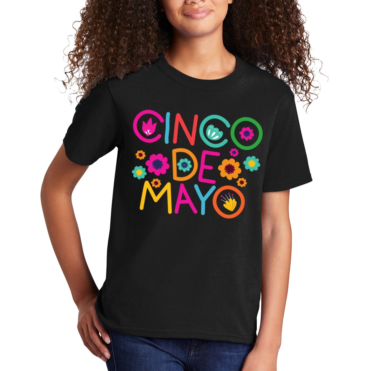 Cinco De Mayo Colorful Celebration Kids T-Shirt