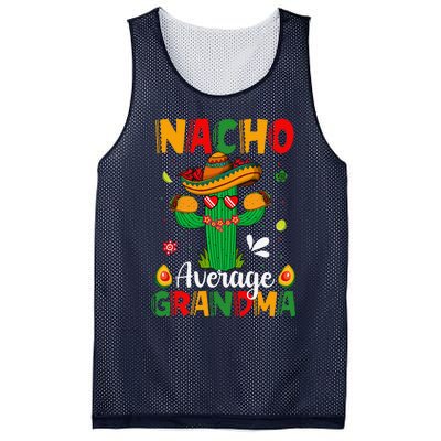 Cinco De Mayo Nacho Average Grandma Nachos Lover Matching Mesh Reversible Basketball Jersey Tank