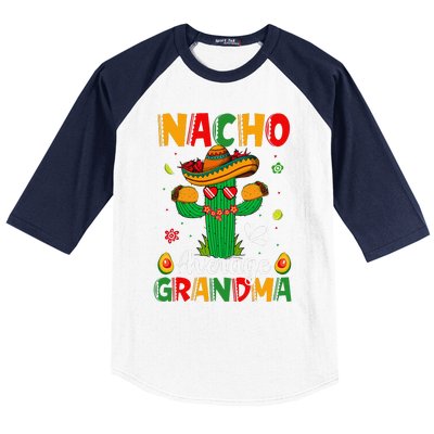 Cinco De Mayo Nacho Average Grandma Nachos Lover Matching Baseball Sleeve Shirt