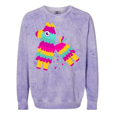 Cinco De Mayo Colorful Pinata Colorblast Crewneck Sweatshirt