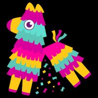 Cinco De Mayo Colorful Pinata USA-Made Doggie Bandana
