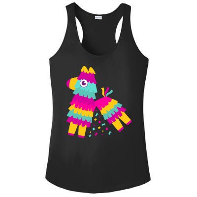 Cinco De Mayo Colorful Pinata Ladies PosiCharge Competitor Racerback Tank