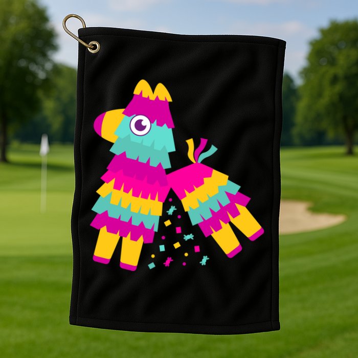 Cinco De Mayo Colorful Pinata Golf Towel