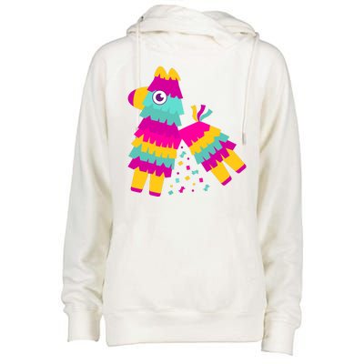 Cinco De Mayo Colorful Pinata Womens Funnel Neck Pullover Hood