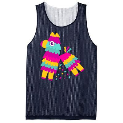 Cinco De Mayo Colorful Pinata Mesh Reversible Basketball Jersey Tank