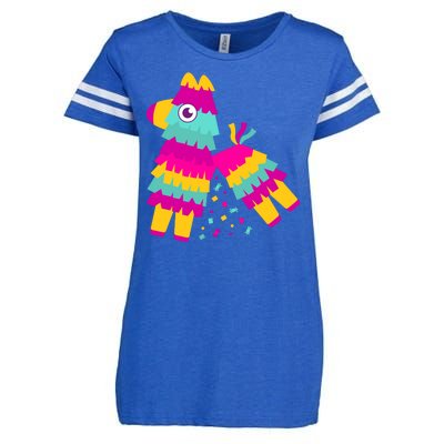 Cinco De Mayo Colorful Pinata Enza Ladies Jersey Football T-Shirt