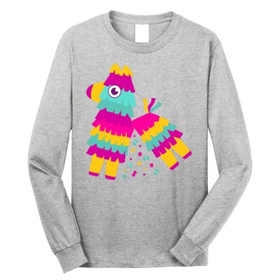 Cinco De Mayo Colorful Pinata Long Sleeve Shirt