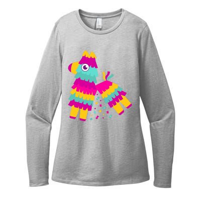 Cinco De Mayo Colorful Pinata Womens CVC Long Sleeve Shirt