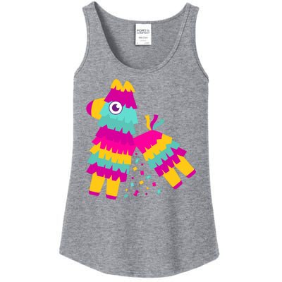 Cinco De Mayo Colorful Pinata Ladies Essential Tank