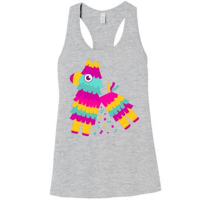 Cinco De Mayo Colorful Pinata Women's Racerback Tank