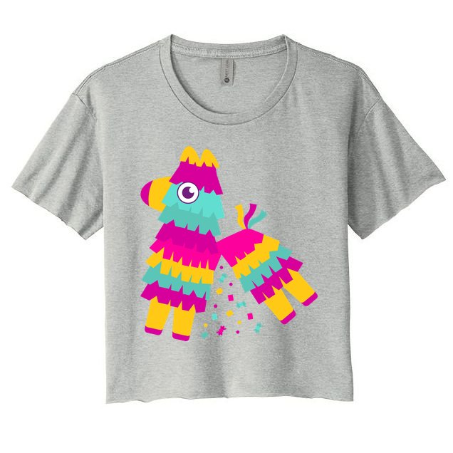Cinco De Mayo Colorful Pinata Crop Top