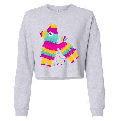 Cinco De Mayo Colorful Pinata Cropped Pullover Crew