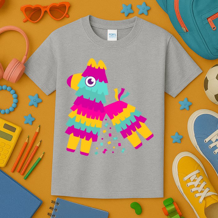 Cinco De Mayo Colorful Pinata Kids T-Shirt