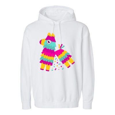 Cinco De Mayo Colorful Pinata Garment-Dyed Fleece Hoodie