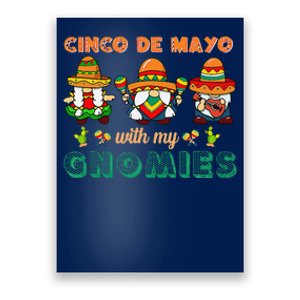 Cinco De Mayo With My Gnomies Mexican Trio Gnomes Poster