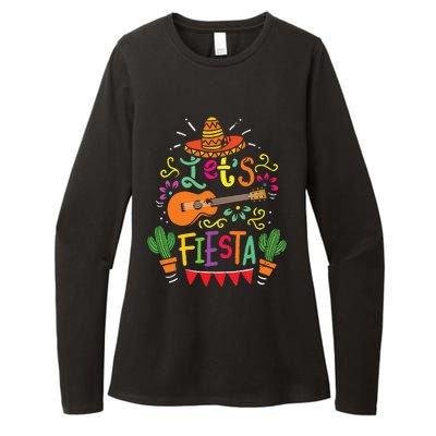 Cinco De Mayo Party Lets Fiesta Mexican Womens CVC Long Sleeve Shirt