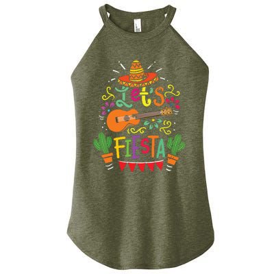 Cinco De Mayo Party Lets Fiesta Mexican Women’s Perfect Tri Rocker Tank