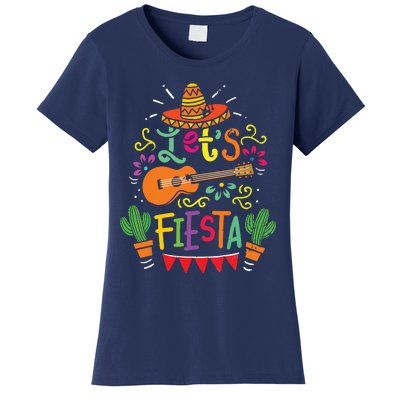 Cinco De Mayo Party Lets Fiesta Mexican Women's T-Shirt