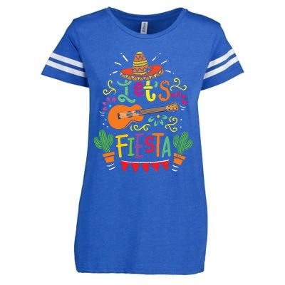 Cinco De Mayo Party Lets Fiesta Mexican Enza Ladies Jersey Football T-Shirt