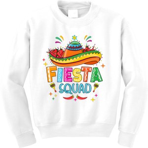 Cinco De Mayo Fiesta Squad Kids Sweatshirt