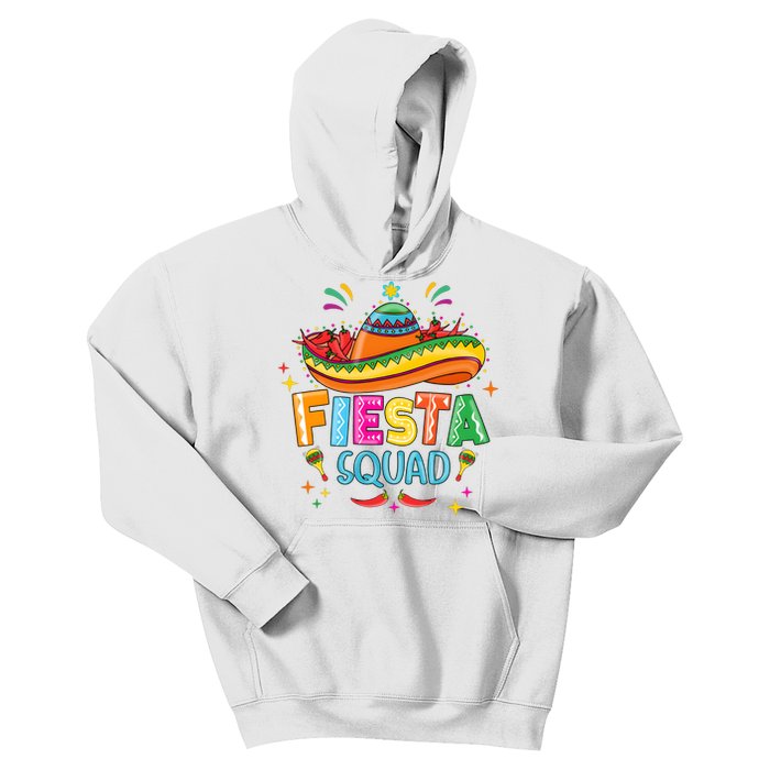 Cinco De Mayo Fiesta Squad Kids Hoodie