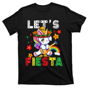 Cinco De Mayo Party Lets Fiesta Dancing Mexican Unicorn T-Shirt