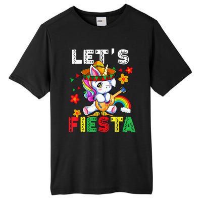 Cinco De Mayo Party Lets Fiesta Dancing Mexican Unicorn Tall Fusion ChromaSoft Performance T-Shirt