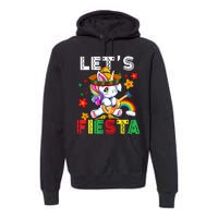 Cinco De Mayo Party Lets Fiesta Dancing Mexican Unicorn Premium Hoodie