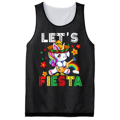 Cinco De Mayo Party Lets Fiesta Dancing Mexican Unicorn Mesh Reversible Basketball Jersey Tank