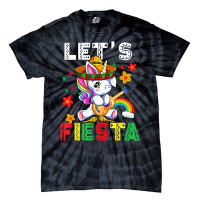 Cinco De Mayo Party Lets Fiesta Dancing Mexican Unicorn Tie-Dye T-Shirt