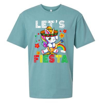 Cinco De Mayo Party Lets Fiesta Dancing Mexican Unicorn Sueded Cloud Jersey T-Shirt