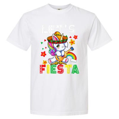 Cinco De Mayo Party Lets Fiesta Dancing Mexican Unicorn Garment-Dyed Heavyweight T-Shirt