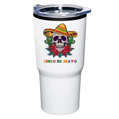 Cinco De Mayo Skull Floral Celebration Tumbler