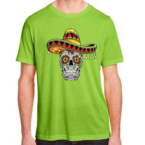 Cinco De Mayo Fiesta Skull Adult ChromaSoft Performance T-Shirt